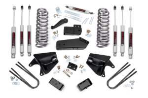 Ford Bronco Suspension Lift Kit - Rough Country - Quad Front Shocks, Rear Blocks - '80-'96 Ford Bronco Suspension Lift Kit - Rough Country - Quad Front Shocks, Rear Blocks - '80-'96